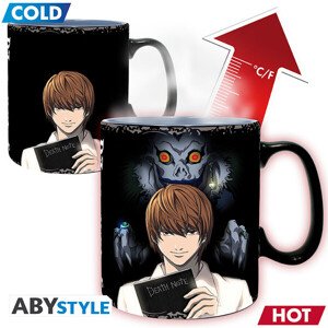 Hrnček Death Note - Kira & L (meniaci sa motív) 460 ml
