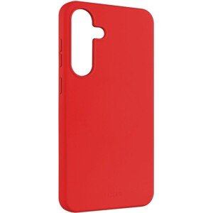 Zadný kryt FIXED MagFlow s podporou MagSafe pre Samsung Galaxy S25+, červený
