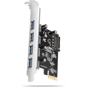AXAGON PCEU-430RS Pcle radič 4x USB 3.2 Gen 1