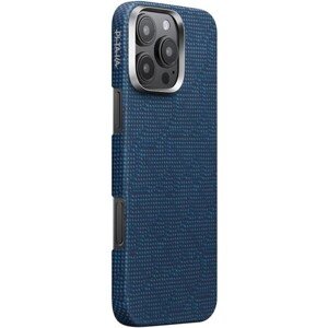 Pitaka Tactile Woven Case, PTK Dark Blue - iPhone 16 Pro