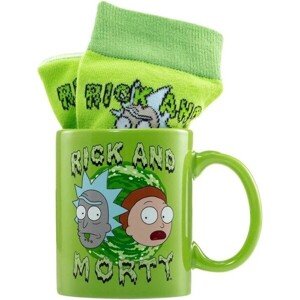 Darčekový set pánsky Rick & Morty (hrnček a ponožky)