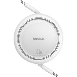 Dátový kábel Baseus Free2Draw mini USB-C/USB-C 1m 100W biely