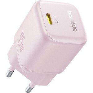 Rýchlonabíjačka do siete Baseus PicoGo GaN 45W USB-C PD ružová