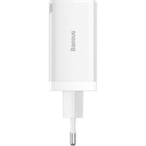 Rýchlonabíjačka do siete Baseus GaN5 Pro 65W 2x USB-C, 1x USB biela