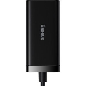 Baseus GaN3 rýchlonabíjačka 2xUSB-A, 2xUSB-C 100W čierna
