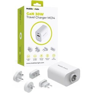 Mobile Origin GaN 30W Travel Charger MO14, EU, USA, UK, AUS