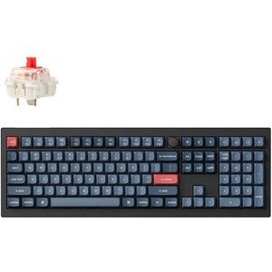 Keychron V6 Max herná klávesnica (US) (Gateron Jupiter Red switch) čierna