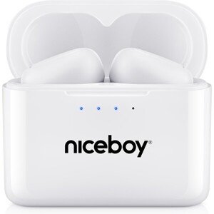 Niceboy HIVE Podsie 4 bezdrôtové slúchadlá biela