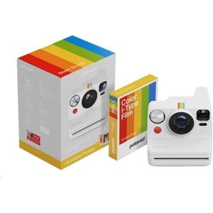 Polaroid Now+ Gen 3 White Bundle with Color Film (8 fotografií)
