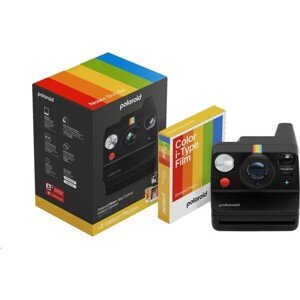 Polaroid Now+ Gen 3 Black bundle with Color Film (8 photos)