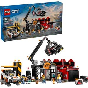LEGO City 60472 Vrakovisko s autami