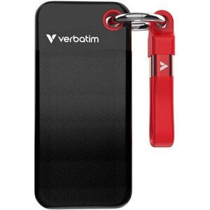 VERBATIM Pocket SSD 1TB externý disk červený