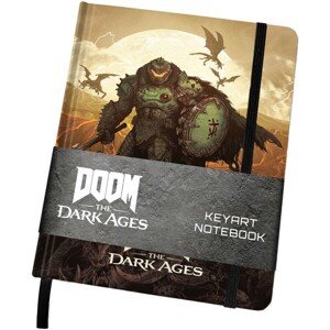 Zápisník DOOM: The Dark Ages - Keyart (160 listov)