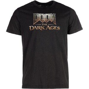 Tričko DOOM: The Dark Ages - Washed Out Logo XL