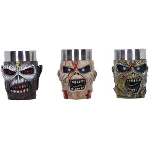 Set 3 panákoviek Nemesis Now Iron Maiden - Eddie 9 cm