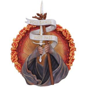 Nástenná plaketa Nemesis Now Lord of the Rings - You Shall Not Pass 30,4 cm