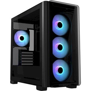 ASUS A23 PLUS TG ARGB + 4x120mm ARGB čierna