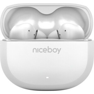 Niceboy Pins 4 Arctic bezdrôtové slúchadlá biela