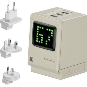 SHARGE Retro 67W USB-C GaN nabíjačka (cestovný set)
