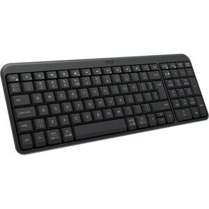 Logitech K250 CZ/SK bezdrátová klávesnice světle šedá