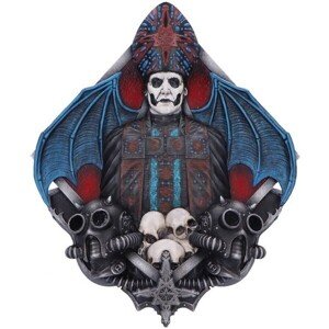 Nástenná plaketa Nemesis Now Ghost - Papa Emeritus IV 29,5 cm