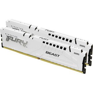 Kingston FURY Beast White DDR5 64GB 6400MHz CL32 DIMM (2x32GB) XMP