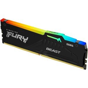 Kingston FURY Beast Black RGB DDR5 8GB 6000MHz CL30 DIMM (1x8GB) EXPO/XMP