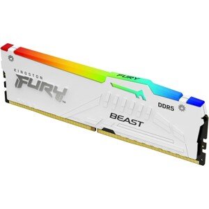 Kingston FURY Beast White RGB DDR5 32GB 6400MHz CL32 DIMM (1x32GB) EXPO/XMP