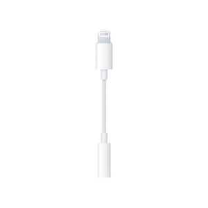 Apple Lightning - 3,5 mm jack audio adaptér biely