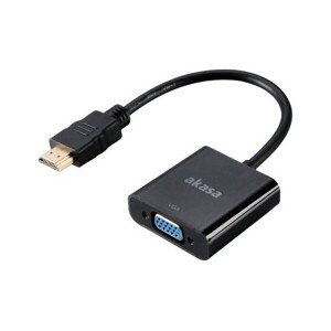 AKASA adaptér HDMI na VGA 20cm