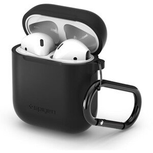 Spigen Silicone Case púzdro pre Apple AirPods čierne