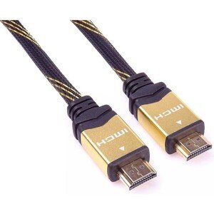 PremiumCord GOLD HDMI High Speed + Ethernet kábel, pozlátené konektory, 10m