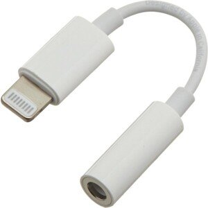 PremiumCord Apple Lightning audio redukčný kábel na 3.5 mm stereo jack/female, biely