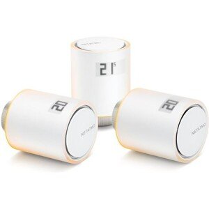Netatmo Additional Smart Radiator Valve múdra termostatická hlavica (3 ks)