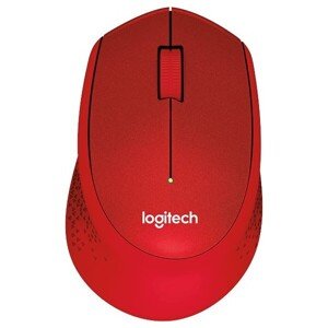Logitech M330 Silent Plus červená