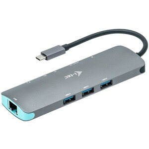 i-tec USB-C Metal Nano Docking Station 4K HDMI LAN + Power Delivery 100 W
