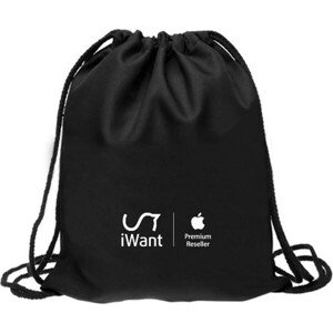 iWant Apple Premium Reseller batoh s vreckom čierny