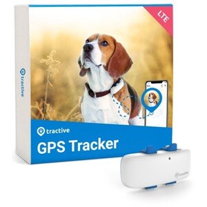 Tractive GPS DOG 4 tracker polohy a aktivity pre psov biely