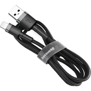 Baseus Cafule kábel USB/Lightning 2.4A 0.5m šedý/čierny