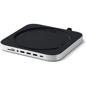 Satechi Aluminium Type-C Stand and Hub pre Mac Mini strieborný