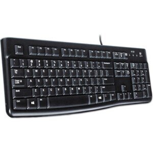 Logitech Klávesnica K120 CZ/SK USB čierna