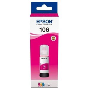 EPSON 106 EcoTank magenta (červená) atramentová náplň