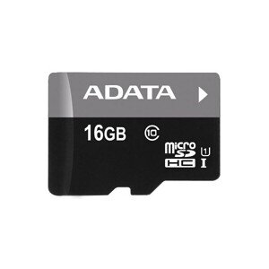 ADATA MicroSDHC pamäťová karta 16GB s adaptérom