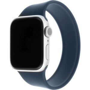 FIXED prevliekací silikónový remienok Apple Watch 38/40/41mm S modrý