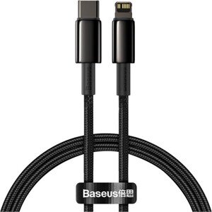 Baseus Tungsten Gold kábel USB-C/Lightning (PD) 20W 1m čierny