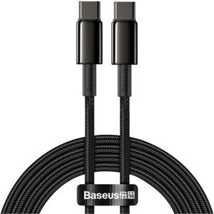 Baseus Tungsten Gold kábel USB-C/USB-C 100W 2m čierny