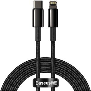 Baseus Tungsten Gold kábel USB-C/Lightning (PD) 20W 2m čierny