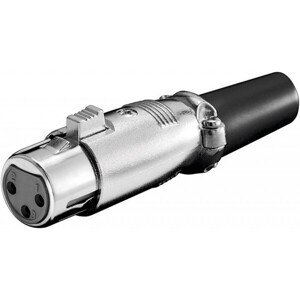 PremiumCord XLR mikrofónny konektor 3-piny F