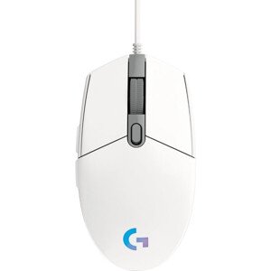 Logitech G203 LIGHTSYNC myš biela