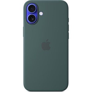 Apple silikónový kryt s MagSafe na iPhone 16 Plus jazerne zelený